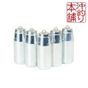 おり釣具 沖釣本舗オモリ エコバージョン 60号 5本入(ori-785464)｜釣具 釣り 船釣り オモリ 錘 エコオモリ 鉄 遠里 胴付き仕掛 天秤