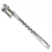 おり釣具 オリジナル ウインチ スタンディング両用アルミバット タイプ26 シルバー フェルール付 (ori-785631) ｜アルミバット フェルール ロングフェルール ロッドカスタム スタンディング ウインチ ギンバル