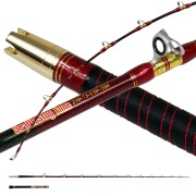 グラスソリッド 総糸巻 汎用 船竿 2代目シーマスタッグ船 総糸巻 250-73(150～300)おり釣具(ori-787543)｜船竿 竿 ロッド 6：4調子 泳がせ カンパチ 中深海 青物 ワラサ ブリ