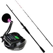 すぐに使える！デジタル龍撃船タチウオ釣りセット龍撃太刀魚テンヤ 180乗せ＆SeaMastug Digital 300P（ori-funeset056）