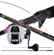 ゴクスペ ライトヒラメセット ゴクエボリューション PureVersion ライトヒラメ 240＆シーマスタッグ デジタル300P PEライン2号200m付き (ori-funeset1000)｜ゴクスペ 沖釣り 船釣り ヒラメ ライトヒラメ 手持ち セット