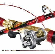 【今だけP5倍】ゴクスペ シマノ泳がせセット GRAND EVO源 泳がせLimited 195＆シマノ 26 タリカ16II (ori-funeset1180)｜沖釣り 船釣り 大物 リアルワンピース グラスソリッド 電動リール