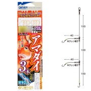 【今だけP5倍】オーナー 33615 アマダイ3本3ｍ 針5号 ハリス4号(owner-132957)[M便 1/10]｜アマダイ 甘鯛中深海仕掛 アカムツ 赤ムツ のどぐろ ノドグロ 鬼カサゴ オニカサゴ クロムツ くろむつ 根魚 船仕掛 五目仕掛