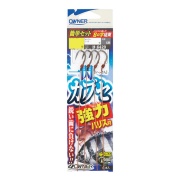オーナー 一閃カブセ強力ハリス付 12(owner-262463)[M便 1/20] | カブセ釣り仕掛け カブセ釣り針 ハリス付き針 石鯛釣り仕掛け 磯釣り仕掛け カブセ仕掛け