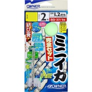 オーナー SQ－37 ミニイカ釣り完全セット S(owner-312557)[M便 1/4]｜ヒイカ ヒイカ釣り 剣先イカ ケンサキイカ アカイカ スルメイカイカ釣り