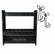 【今だけP5倍】おり釣具 オリジナルロッドスタンド 竿立て 16本用&ロッドスタンド取付可能 リールハンガー 2個入りセット (rodstandset-002)
