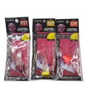 PROMARINE CLA013-20 サイコブレイズテンヤ 20号 3点セット【ゴールド、レッド、オレンジ】(ten20set-07)[M便 1/6]｜タイテンヤ ヒトツテンヤ 真鯛 マダイ 鯛