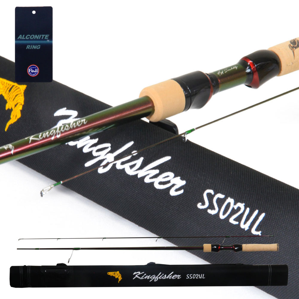 おり釣具 ハードロッドケース付 ルアースタイル キングフィッシャー トラウト S502UL(ori-784009)|ニジマス アマゴ イワナ ヤマメ 渓流 ストリーム トラウト ルアー スピニング ネイティブトラウト 釣り トラウト