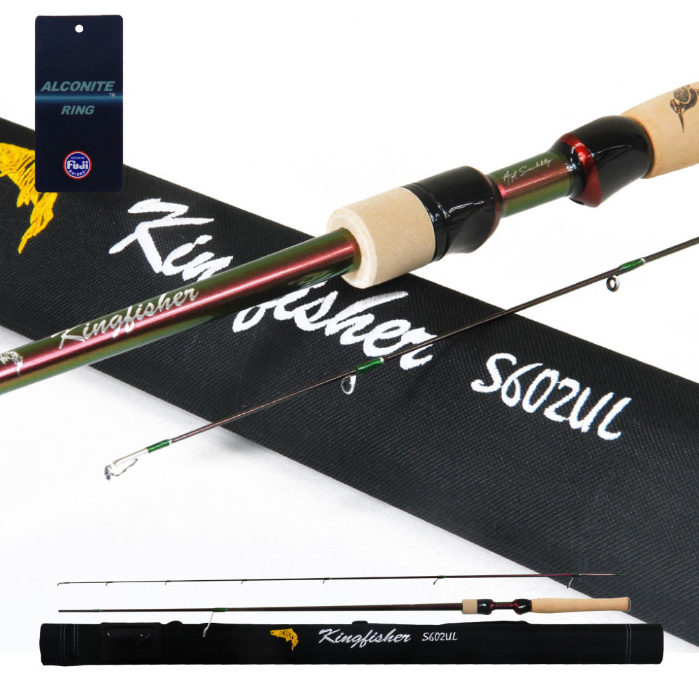 おり釣具 ハードロッドケース付 ルアースタイル キングフィッシャー トラウト S602UL(ori-784023)|ニジマス アマゴ イワナ ヤマメ 渓流 ストリーム トラウト ルアー スピニング ネイティブトラウト 釣り トラウト