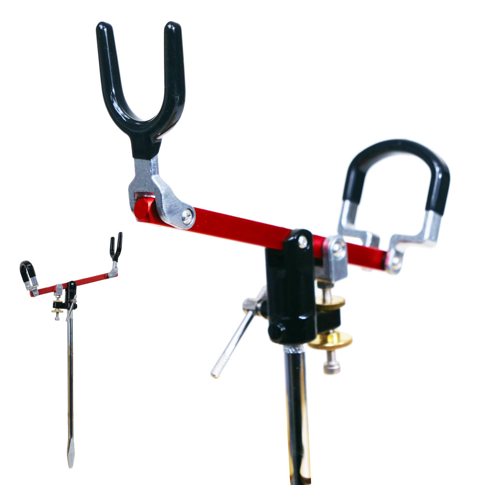 おり釣具 ぶっこみ釣りにお勧め ステンピトン竿受け 30cm(ori-784986)｜釣具 釣り ロッドホルダー ロッドキーパー 竿受け ピトン