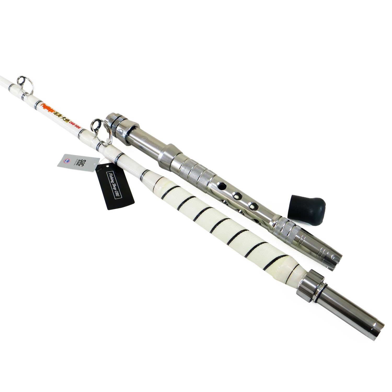 おり釣具 グラスソリッド総糸巻船竿 パグマイヨ 深海大物 200-500号 アルミバットジョイント(ori-785228)｜竿 釣り竿 大物 大物竿 大型底物 マグロ イシナギ アブラボウズ 総糸巻 アルミバット 大型魚  おり釣具