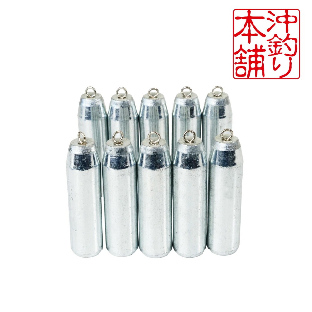 おり釣具 沖釣本舗オモリ エコバージョン 35号 10本入(ori-785433)｜釣具 釣り 船釣り オモリ 錘 エコオモリ 鉄 遠里 胴付き仕掛 天秤