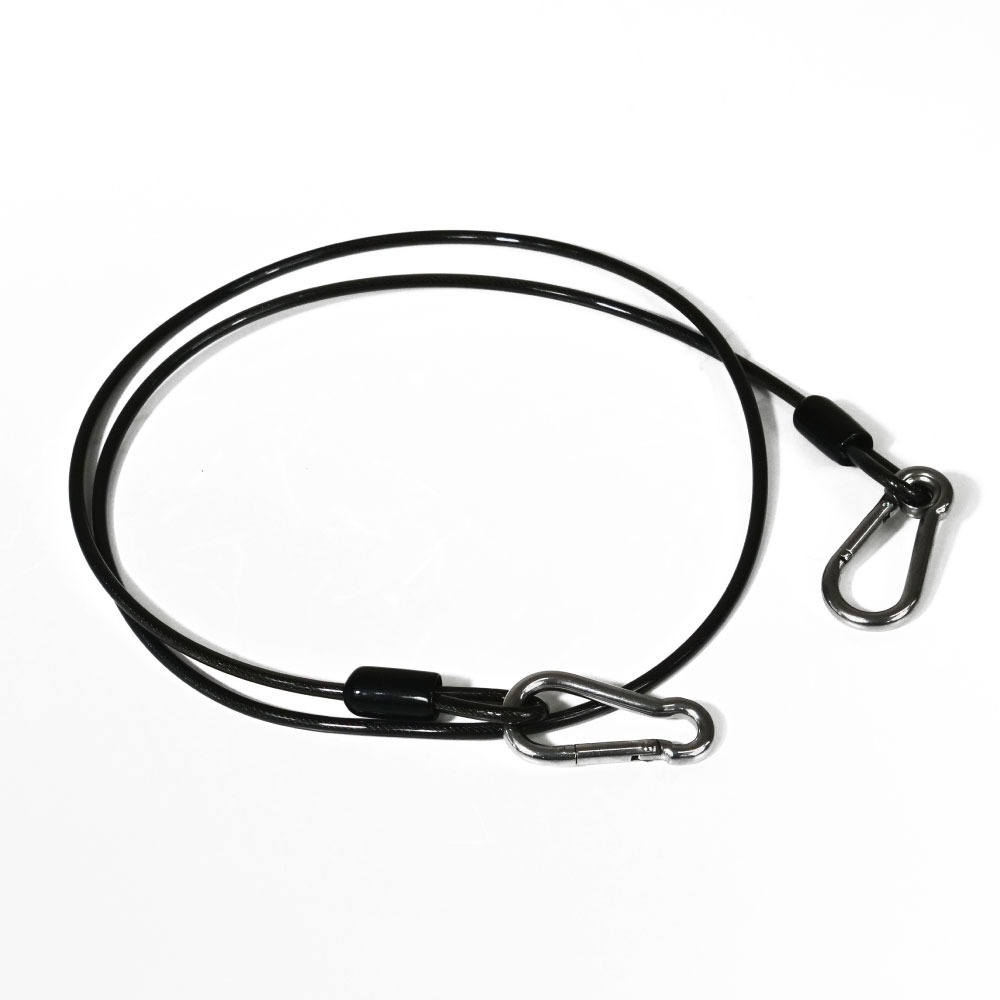 おり釣具 尻手として便利な ストレートワイヤーコード 1m(ori-786164)[M便 1/3]｜石鯛 船釣り リーシュ 尻手 打ち込み釣り タマン タマミ カーエー 石垣鯛 ブッ込み釣り 鯉釣り 落下防止 クエ 大物 巨大魚 大型魚 大型電動リール ウインチ イシナギ カンナギ ランヤード