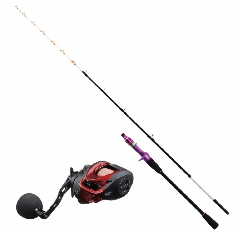 ゴクスペ ゴクエボリューション 船タコ165＆PROXバルトムBCオクトパス2 PE2-200付 R セット (ori-funeset1097)｜ゴクスペ ゴクエボリューション 沖釣り 船釣り タコ タコ釣り 船タコ 明石沖 東京湾 マダコ