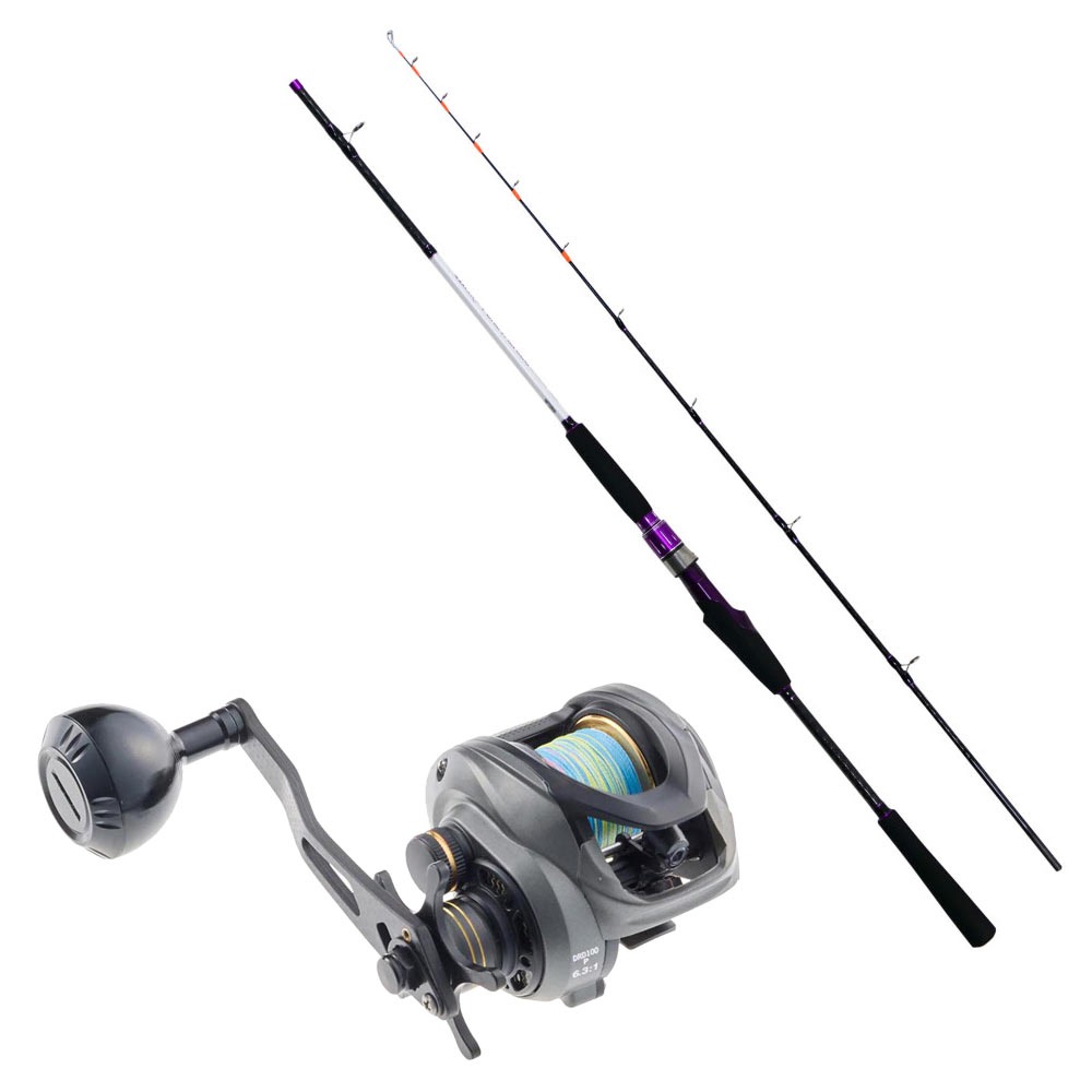 テンヤタチウオセット フライデー船タチウオ 180M 30～60号 ＆ ドレッド PE2.0号150m付き (ori-funeset1147)