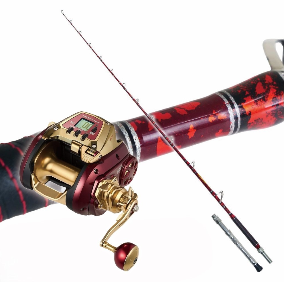 ゴクスペ 二代目 GrandEvo ディープシー 240-500 スプラッシュレッド&ダイワ 電動リール シーボーグ G1800M-RJ（ori-funeset963)｜おり釣具 船竿 船釣り 沖釣り 深海釣り 大物釣り キンメ アコウダイ マグロ クエ サブラボウズ イシナギ キハダ