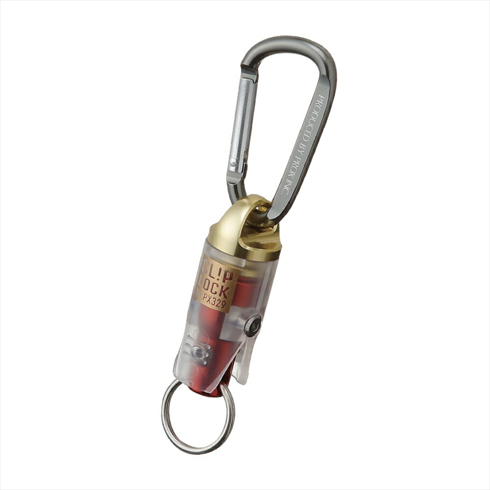 プロックス クリップロックMGジョイント ゴールド/レッド(px-225040)[M便 1/5]｜シーバス ブラックバス ランディングツール ウェーディング