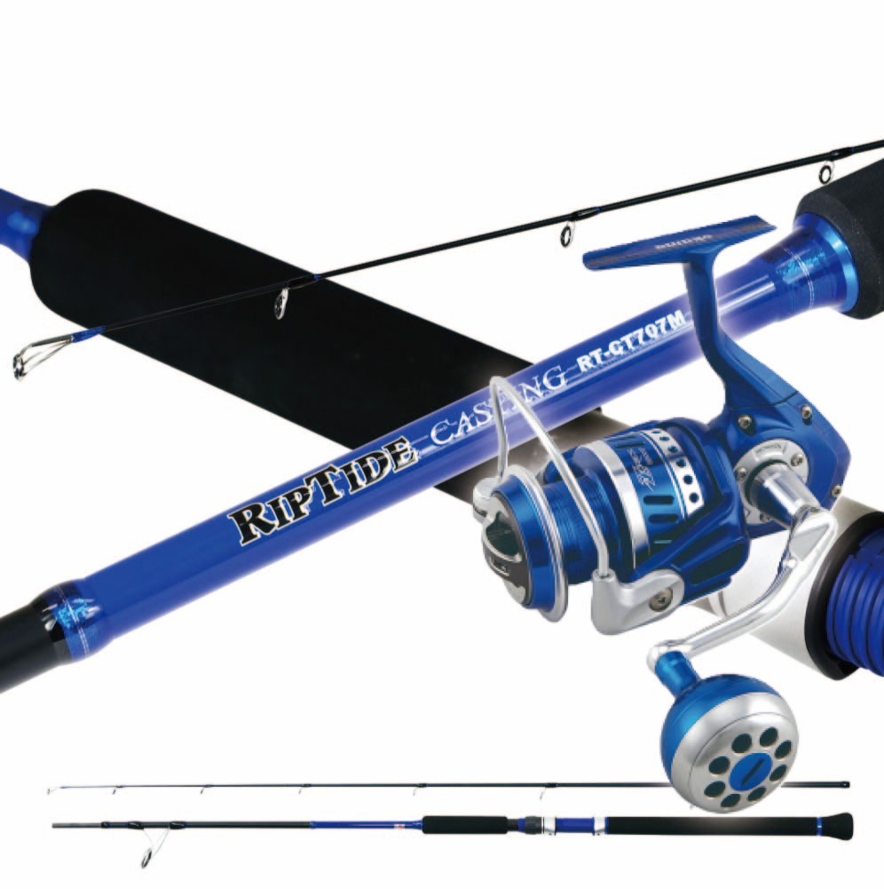 リップタイド オフショアキャスティングセット リップタイド キャスティング CT707M＆オクマ AZORES アゾレス 8000P (riptideset-006)｜リップタイド キャスティング オフショア シイラ カツオ メジ キハダ サワラ ブリ