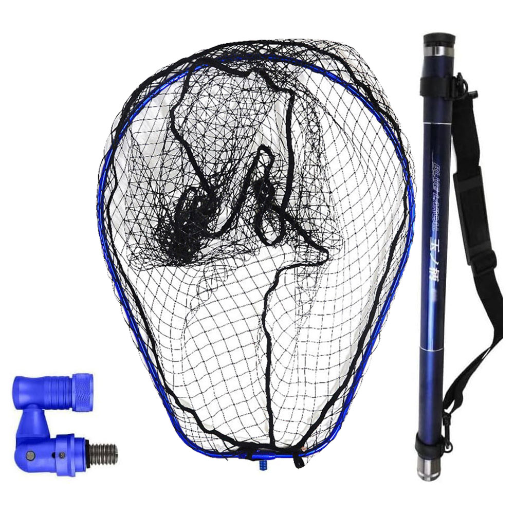 ランディング3点セット BLUE LARCAL 玉ノ柄500+ランディングネットL+ジョイントパーツ (sip-netset03-l)