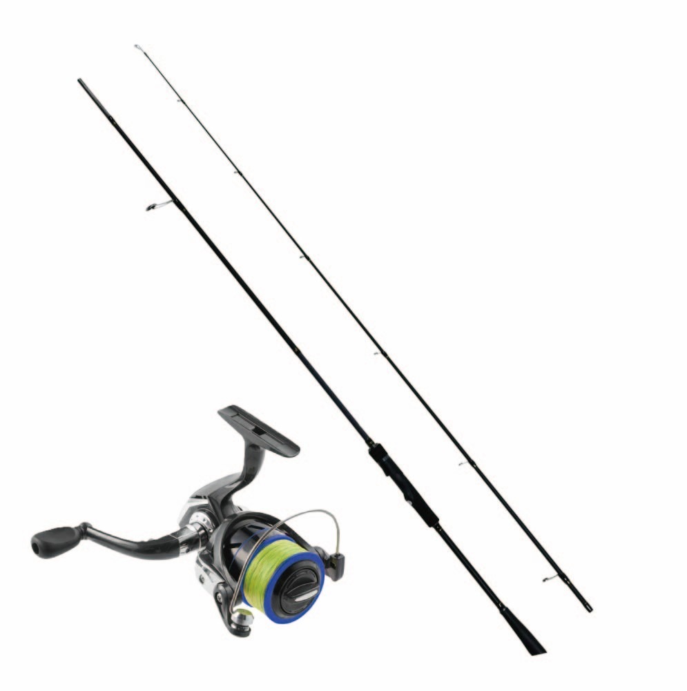シーバスロッド ステップアップ シーバス 802ML SUSB-802ML ＆ サドレス3000PE1号150M付き セット(stepup-seabassset-001) | マルスズキ 河川 港湾 サーフゲーム 入門セット スピニングタックル