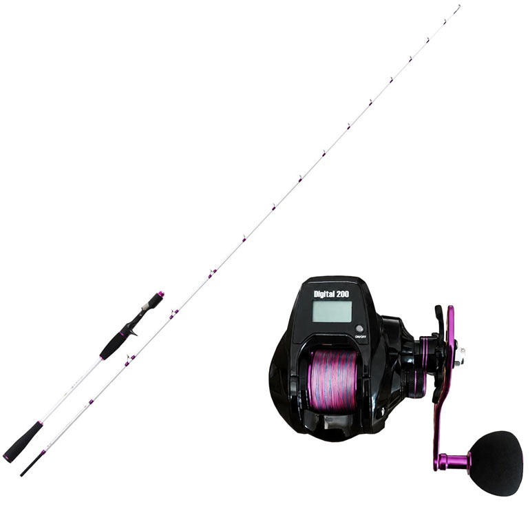 タイラバセット Gokuevolution CS shihomi limited 6'5'' ＆ 大型液晶モニター シーマスタッグデジタルネクスト 200P (tairabaset-26-019)｜コラボ しほみん 吉野七宝実