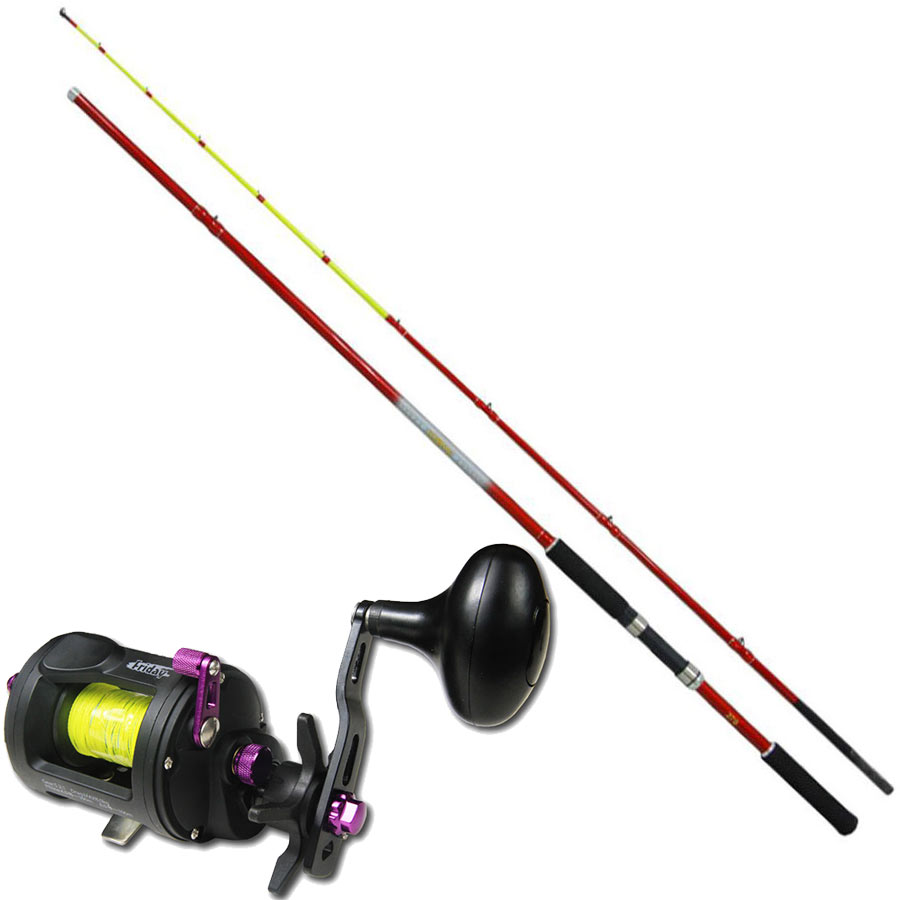 船タコ・堤防タコ釣り入門 ロッド＆リールセット タコVX２ 150 ＆ 両軸リール 攻蛸2 PEライン8号50m付 (takoset-27)｜タコ釣り セット タコ  船タコ 丘タコ 釣り