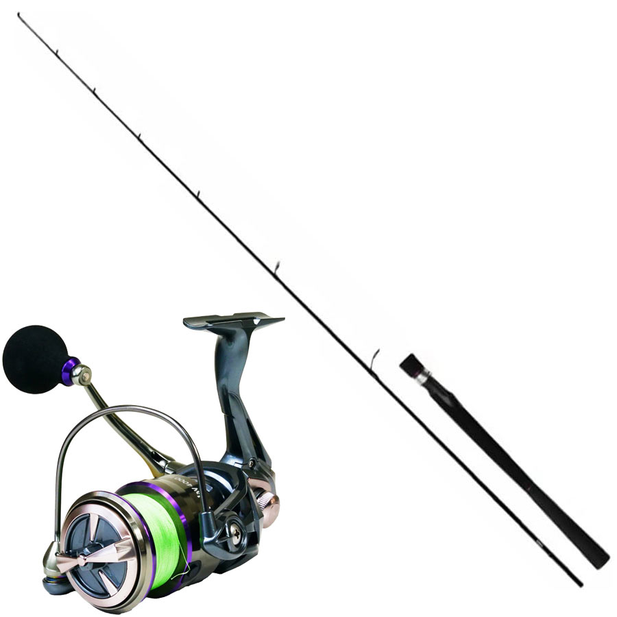 キャスティングタコに ロッド＆リール セット フライデー ソリッドハードカーボン 6ft ＆ フライデー3 XE4000 PE1.5号150ｍ付 (takoset-48)