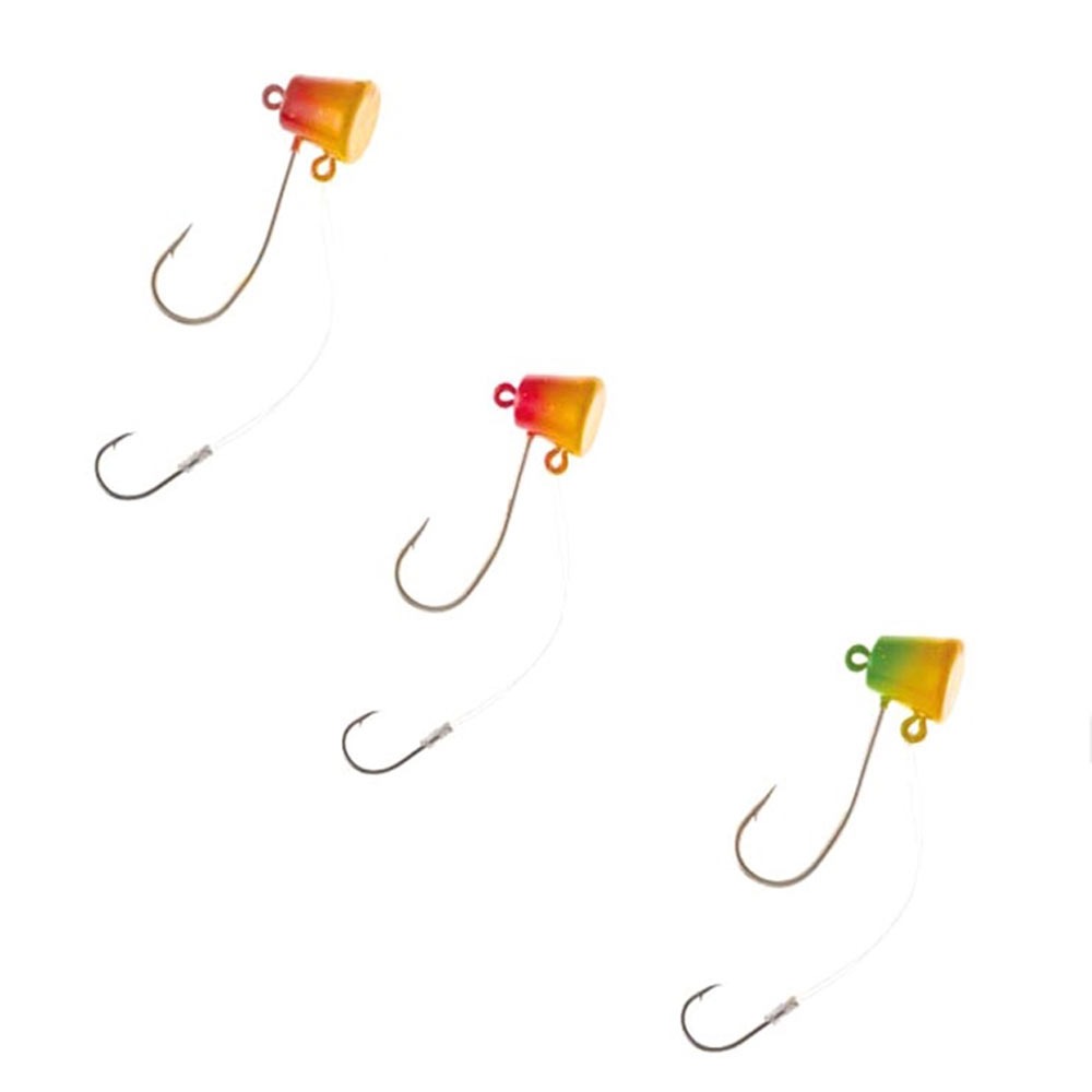 PROMARINE CLA013-10 サイコブレイズテンヤ 10号 3点セット【レッドゴールド、オレンジゴールド、グリーンゴールド】(ten10set-04)[M便 1/6]｜タイテンヤ ヒトツテンヤ 真鯛 マダイ 鯛