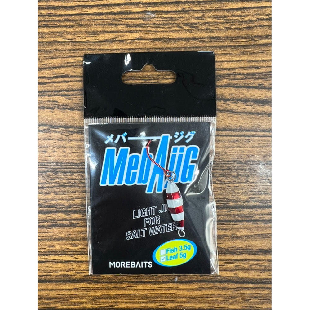 【20Cpost】モアベイツ マイクロジグ メバージグリーフ 5g レッドゼブラ (um-957647)