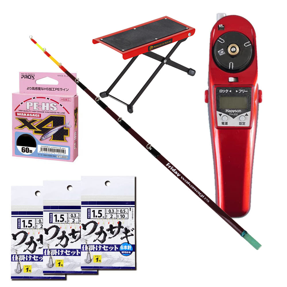 ワカサギ穂先　5本セット(タックルケース付き) ワカサギ穂先 5本セット(タックルケース付き)