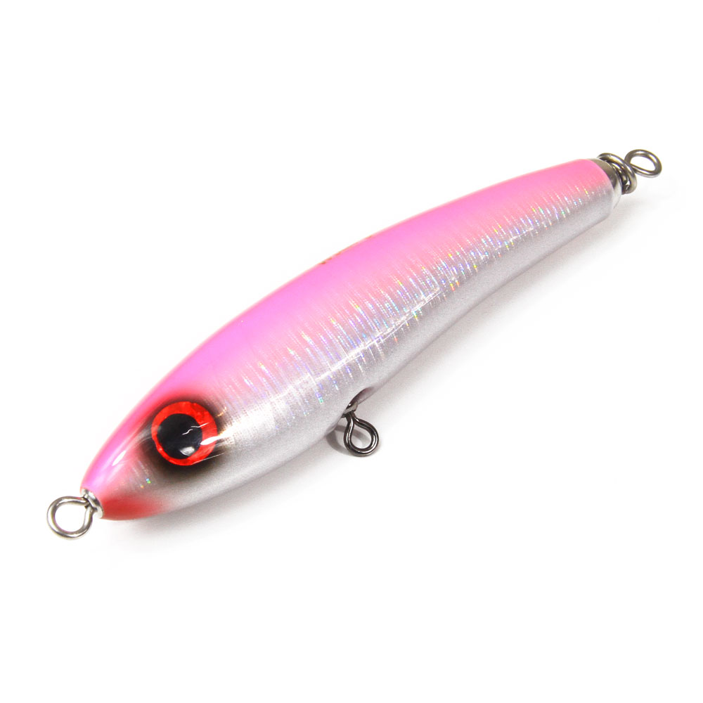 ワイルドギャンブラー 聖鷲 120S ピンク(wg-seiran120s-001)| スローシンキング マグロ ヒラマサ シーバス ハンドメイド ウッドルアー ポッパー ルアー