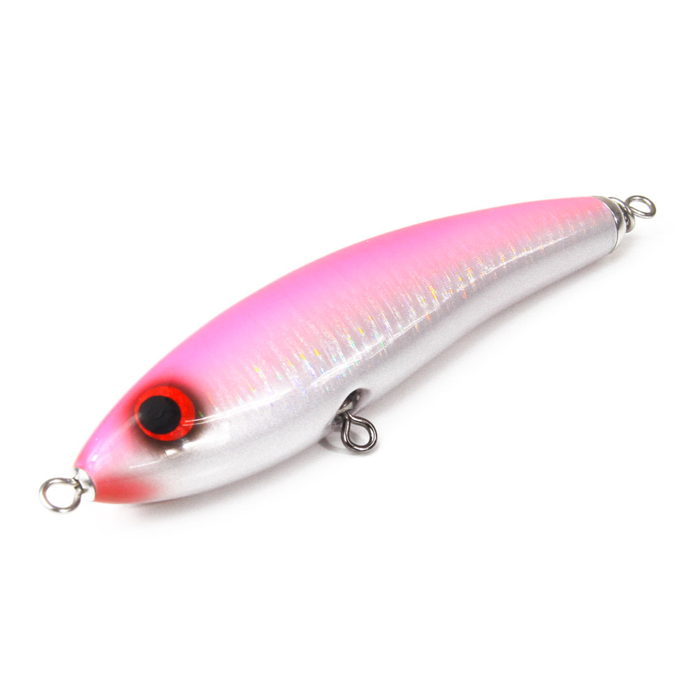 ワイルドギャンブラー 聖鷲 140S ピンク(wg-seiran140s-001)| スローシンキング マグロ ヒラマサ シーバス ハンドメイド ウッドルアー ポッパー ルアー