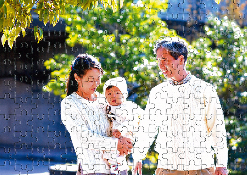 特注パズル 「白アクリル直接印刷 180×180mm 10×10ピース」×1
