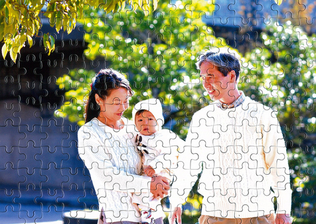 特注パズル 「白アクリル直接印刷 180×180mm 10×10ピース」×1