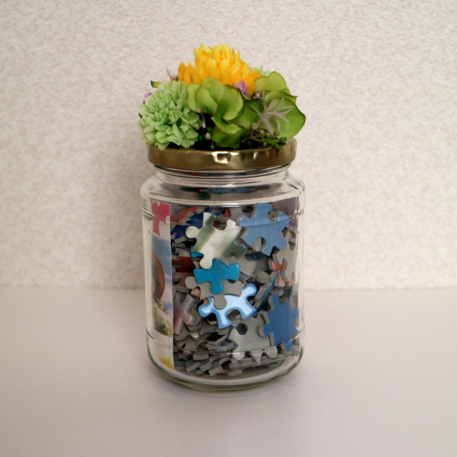 フラワーボトル&オリジナルパズルセット