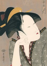 喜多川歌麿 歌撰恋之部 物思恋