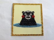 くまモンのよしこさん手作りDeCoシール（角型温泉タイプキャラクターのみデコ）