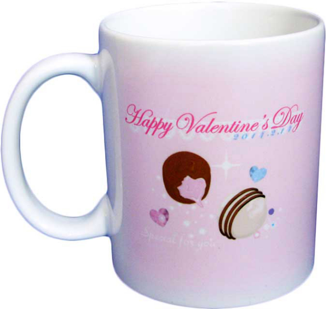 バレンタインマグカップ