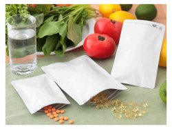 ラミジップ アルミ底開き ホワイトパウチ AL 平袋