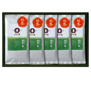 ふかみどり深蒸し新茶 5本セット 自宅用