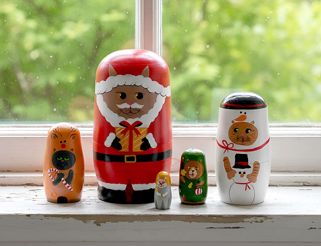 マトリョーシカ ねこのクリスマス