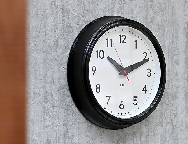 SCHOOL HOUSE ウォールクロック ブラック ゼネラルストア オルネ