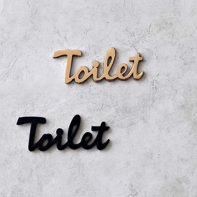 BRASS トイレサイン *