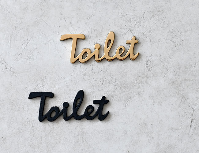 BRASS トイレサイン *