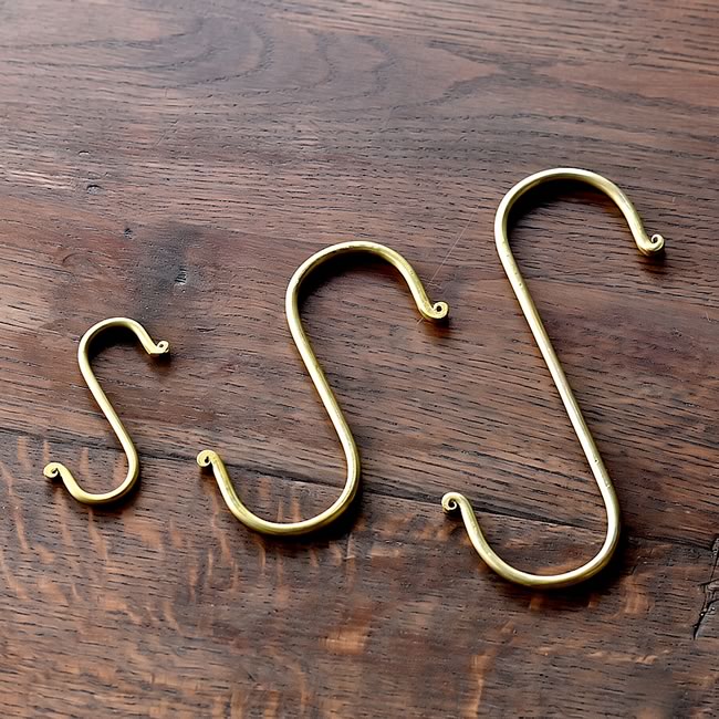 BRASS S字フック *