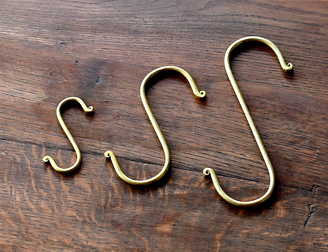 BRASS S字フック *