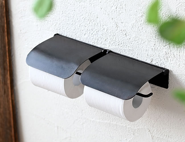 IRON トイレットペーパーホルダー ダブル