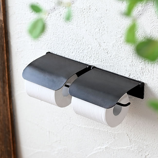 IRON トイレットペーパーホルダー ダブル