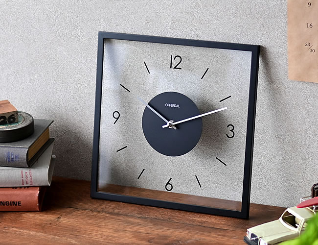 Laturi ウォールクロック ブラック