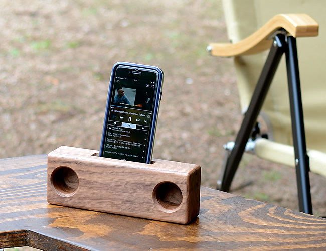 モバイル ウッドスピーカー